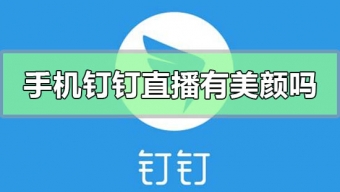 手机《钉钉》直播有美颜吗