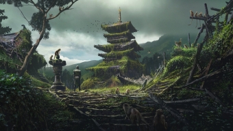 《刺客信条：影》概念图和截图 女主可使用抓钩