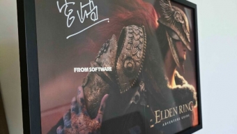 宫崎英高亲笔签名《艾尔登法环》海报拍出高价1.5万美元 将用于慈善事业