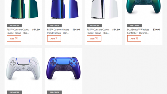 PS5“炫彩”配色外设预购开启 手柄定价79.99美元