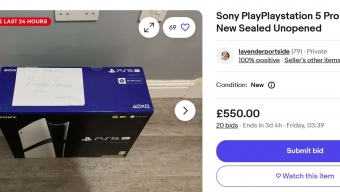 黄牛急了？PS5 Pro eBay价格破发：仅550英镑